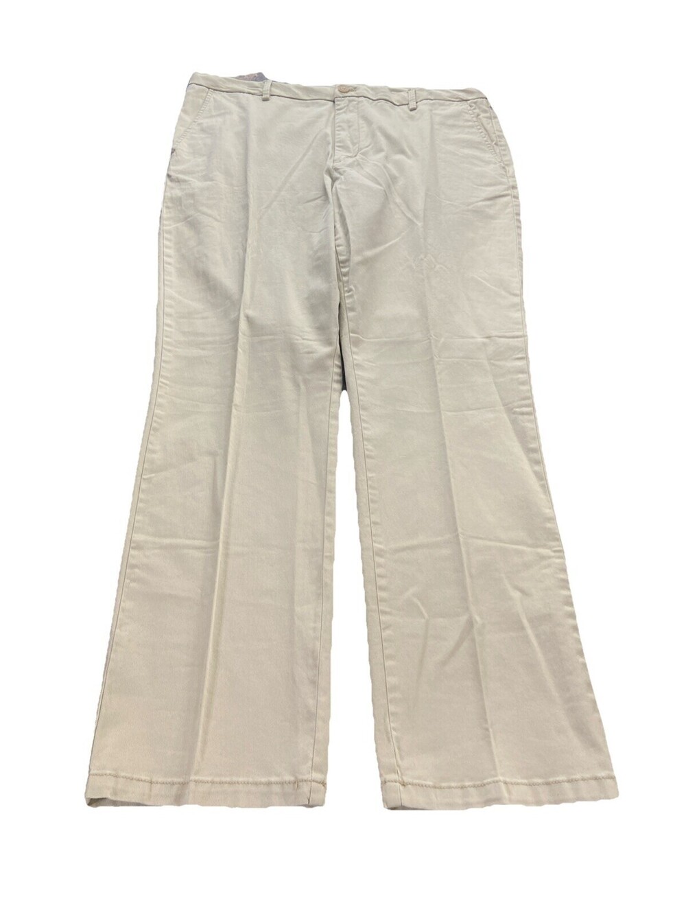 IZOD Saltwater Stretch Chino Pants 38x32 Relaxed Straight Fit Flat Front